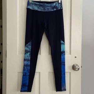 NWOT Balance Collection Navy Blue Tie Dye Leggings